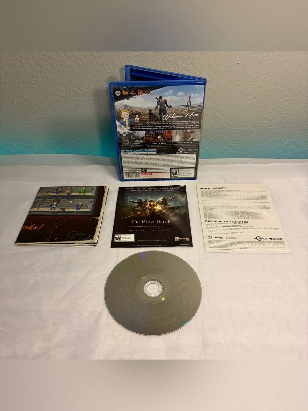 Fallout 4 PS4 Sony PlayStation 4 - 2015 Tested & Works Complete Videogame CIB